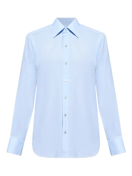  Tom Ford Camisa De Algodón - Azul 