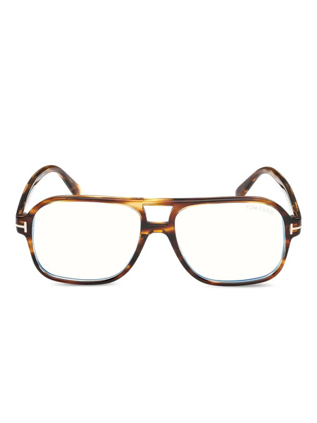  Tom Ford Eyewear Gafas Con Montura Cuadrada - Marrón 