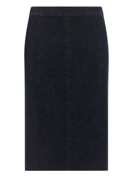  Tom Ford Falda Midi Vaquera - Azul 