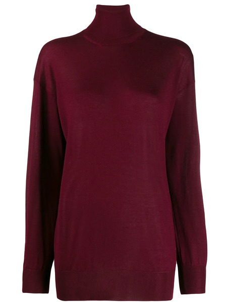  Tom Ford Jersey Con Cuello Alto - Rojo 