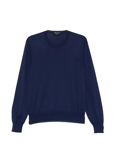  Tom Ford Jersey Con Cuello Redondo - Azul 