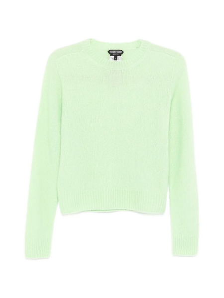  Tom Ford Jersey Con Cuello Redondo - Verde 