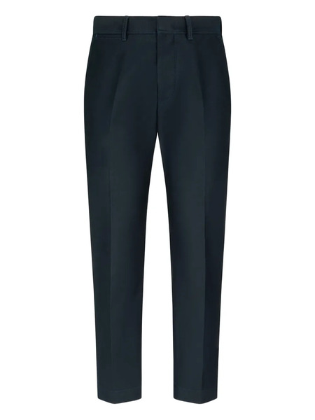 Tom Ford Pantalones Rectos De Algodón - Azul 