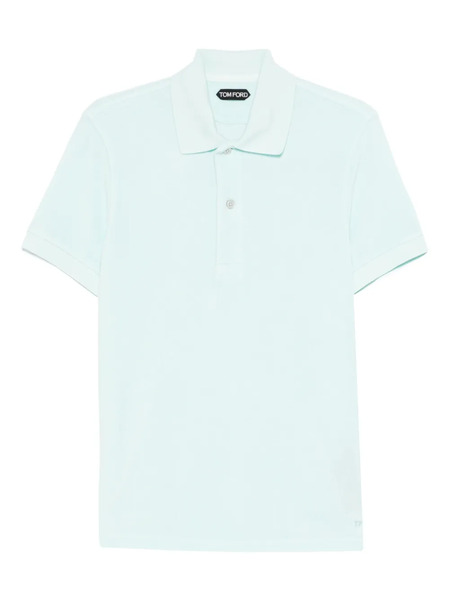  Tom Ford Polo Con Botones - Azul 
