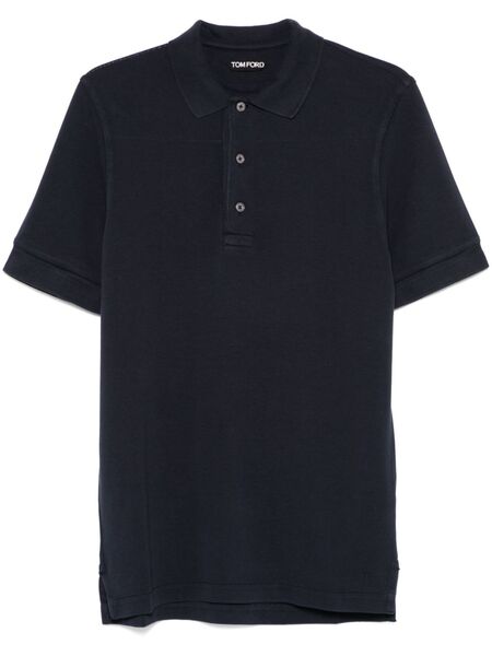  Tom Ford Polo Liso - Azul 