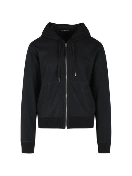 Tom Ford Sudadera De Cachemira Con Capucha Y Cordones - Negro 