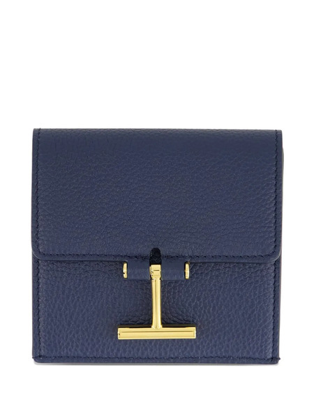  Tom Ford Tarjetero Tara Con Broche Del Logo - Azul 