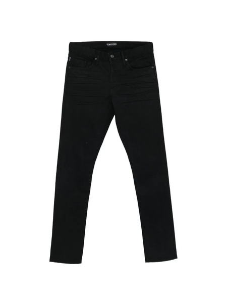  Tom Ford Vaqueros Con Parche Del Logo - Negro 