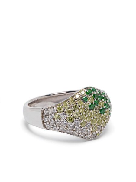  Tom Wood Anillo De Cóctel Mini Oval - Plateado 