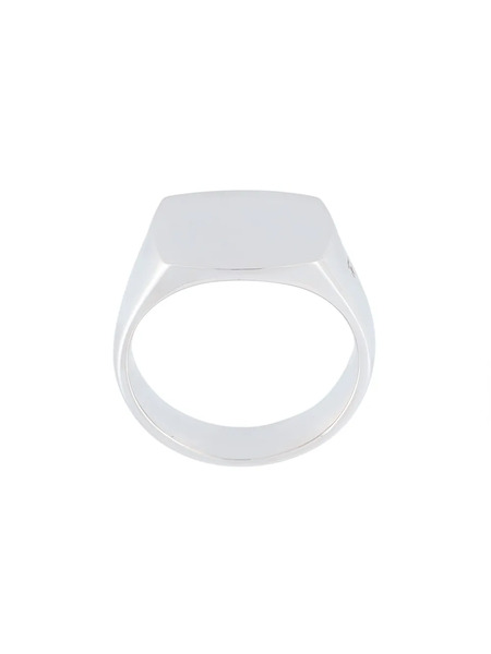  Tom Wood Anillo De Sello Cushion - Metalizado 