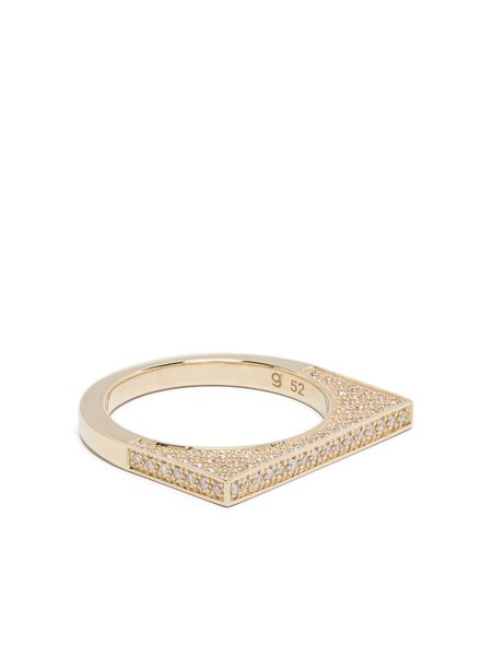  Tom Wood Anillo Sleek En Oro Amarillo De 9 Ct - Dorado 