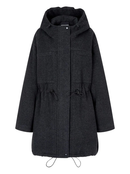  Tomboy Abrigo Con Capucha - Gris 