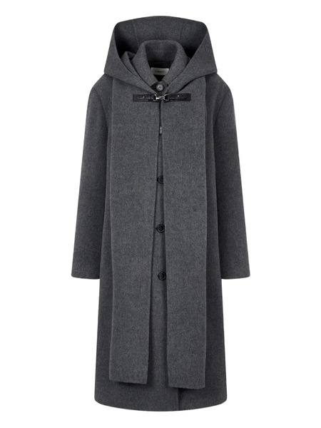  Tomboy Abrigo Con Capucha - Gris 