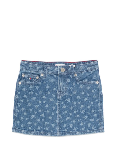  Tommy Hilfiger Junior Falda Con Estampado Floral - Azul 