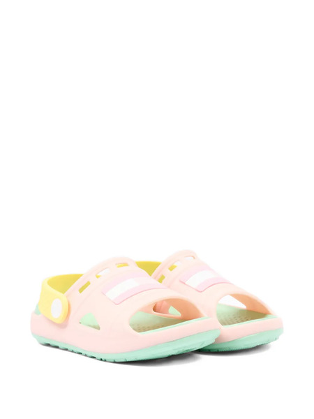  Tommy Hilfiger Junior Sandalias Con Placa Del Logo - Rosa 