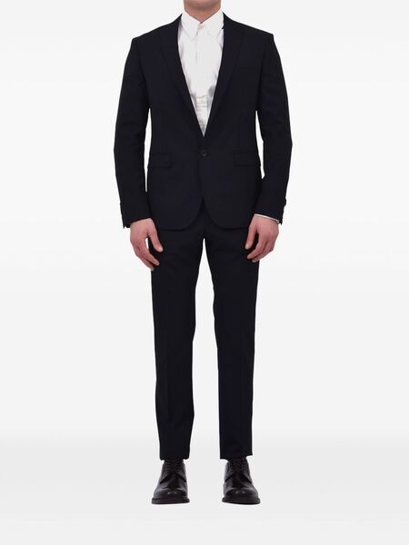  Tonello Traje Con Botones - Negro 