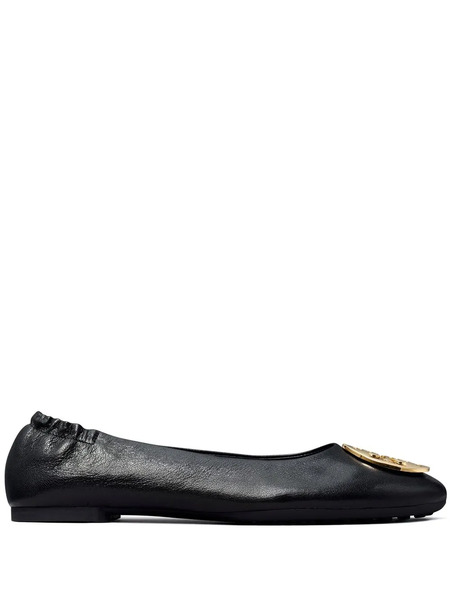  Tory Burch Bailarinas Con Logo - Negro 