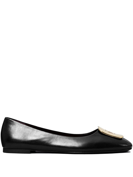  Tory Burch Bailarinas Georgia - Negro 