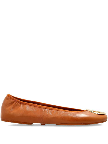  Tory Burch Bailarinas Reva Travel - Marrón 