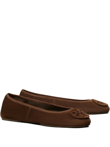  Tory Burch Bailarinas Reva Travel - Marrón 