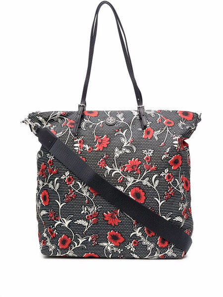  Tory Burch Bolso Shopper Con Estampado Retro Block - Azul 