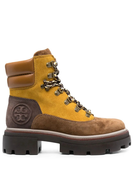  Tory Burch Botines Con Diseño Colour Block - Amarillo 