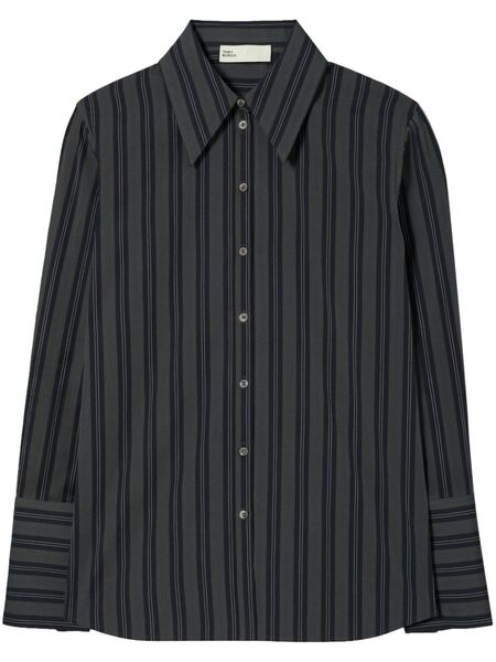  Tory Burch Camisa Con Puños - Azul 