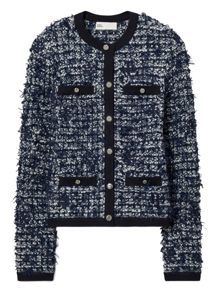 Tory Burch Cárdigan Kendra Con Botones - Azul 
