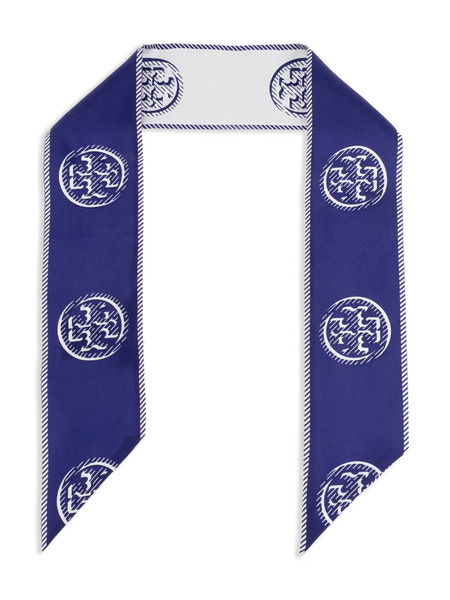  Tory Burch Pañuelo Estampado - Azul 