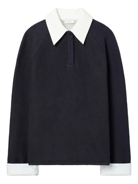  Tory Burch Polo De Rugby - Azul 