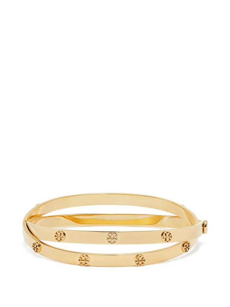  Tory Burch Pulsera Icon Double - Dorado 