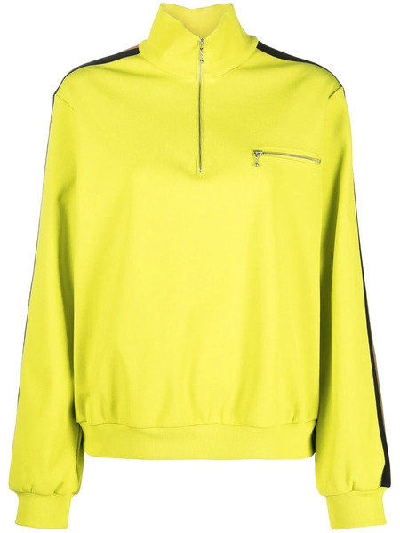  Tory Burch Sudadera Con Raya Lateral - Verde 