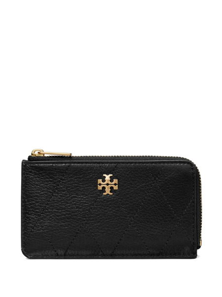  Tory Burch Tarjetero Charlie Acolchado - Negro 