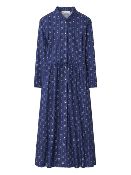  Tory Burch Vestido De Playa Estampado - Azul 