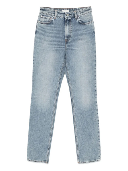  Toteme Vaqueros Slim De Talle Alto - Azul 