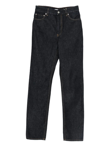  Toteme Vaqueros Slim De Talle Alto - Azul 