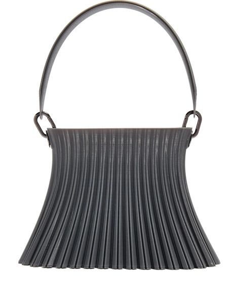  Touchless Bolso De Hombro Con Pliegues - Gris 