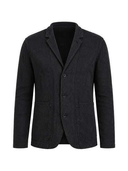  Transit Blazer Con Efecto De Pana - Gris 