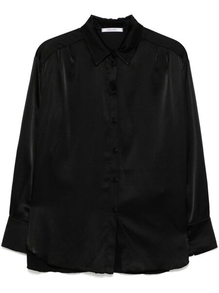  Transit Camisa Con Cuello Italiano - Negro 
