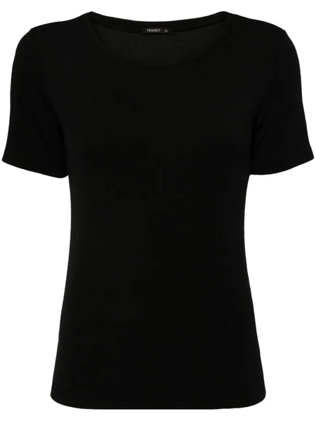  Transit Camiseta Con Cuello Redondo - Negro 