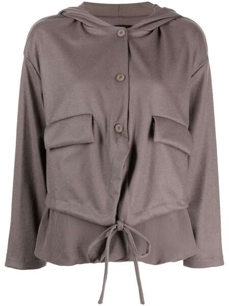  Transit Chaqueta Con Capucha Y Capas - Marrón 