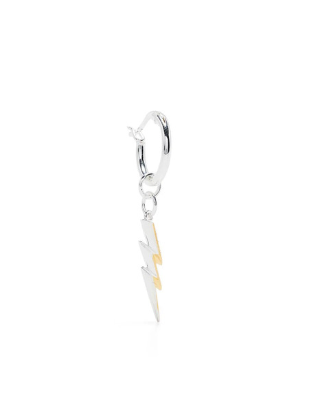  True Rocks Pendiente Con Charm De Rayos - Plateado 