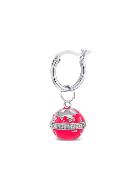  True Rocks Pendiente Globe - Plateado 