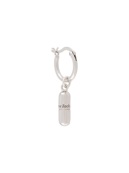  True Rocks Pill Hoop Earring - Plateado 