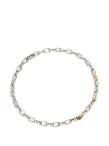  Trussardi Collar De Cadena - Plateado 