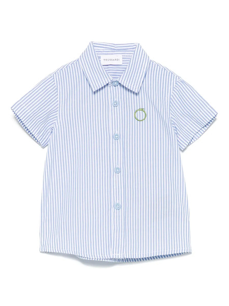  Trussardi Junior Camisa A Rayas - Azul 