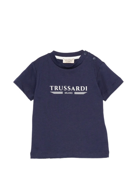  Trussardi Junior Camiseta Con Logo - Azul 