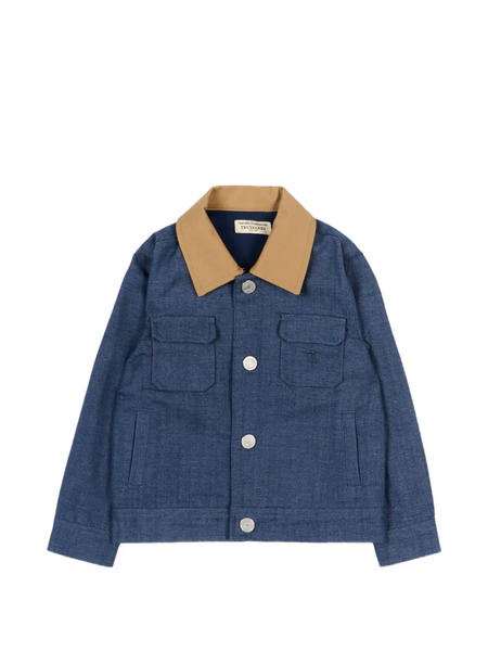  Trussardi Junior Chaqueta Con Cuello - Azul 