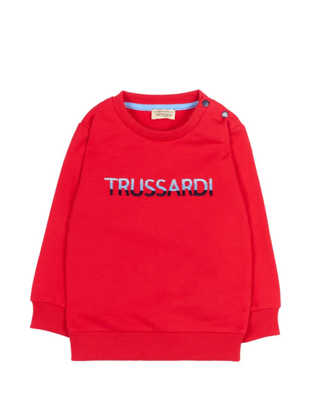  Trussardi Junior Sudadera Bordada - Rojo 