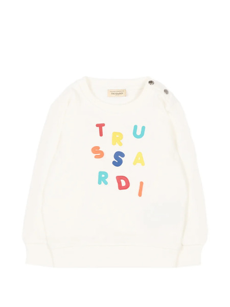  Trussardi Junior Sudadera Con Cuello Redondo - Neutro 
